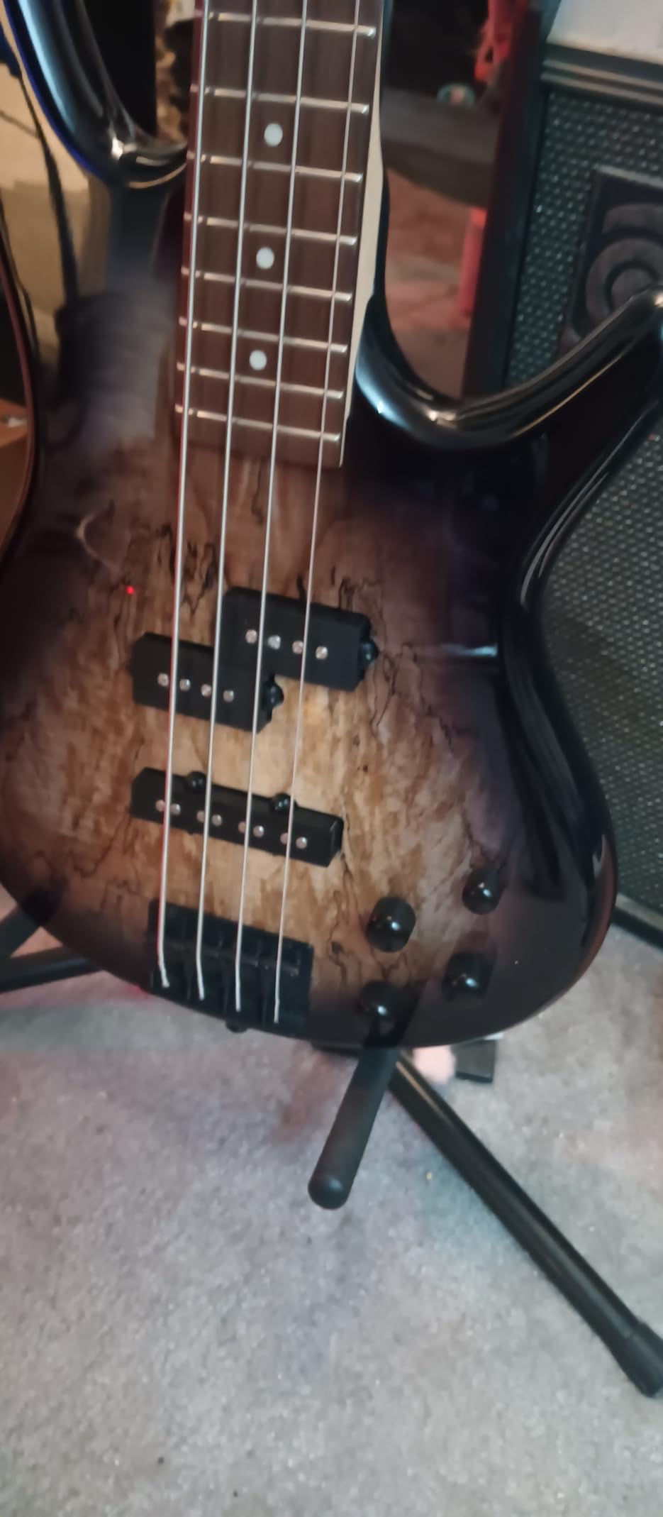 Ibanez Gio GSR200TR Bass Guitar - Transparent Red customer photo 1