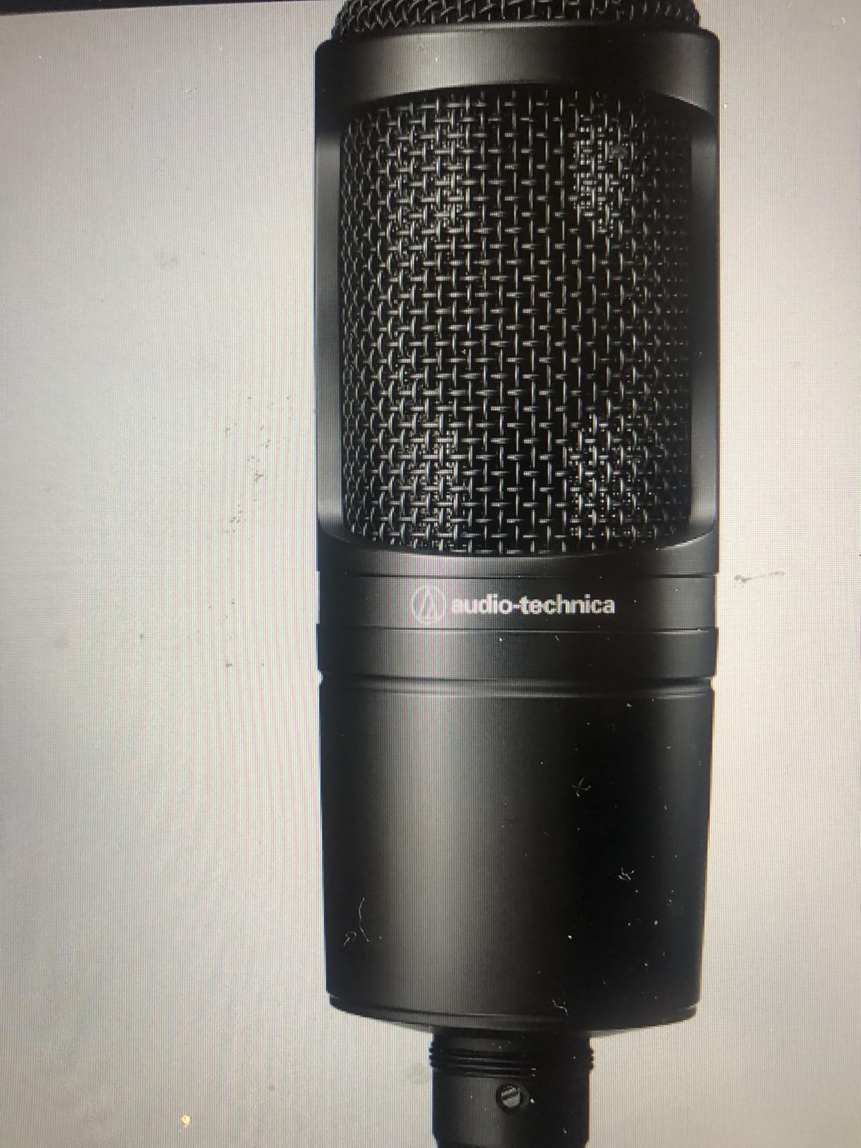 Audio-Technica AT2035 Cardioid Condenser Microphone, Perfect for Studio, Podcasting & Streaming, XLR Output, Includes Custom Shock Mount | Includes shockmount, threaded adapter and protective pouch for recording, protection and storage customer photo 2