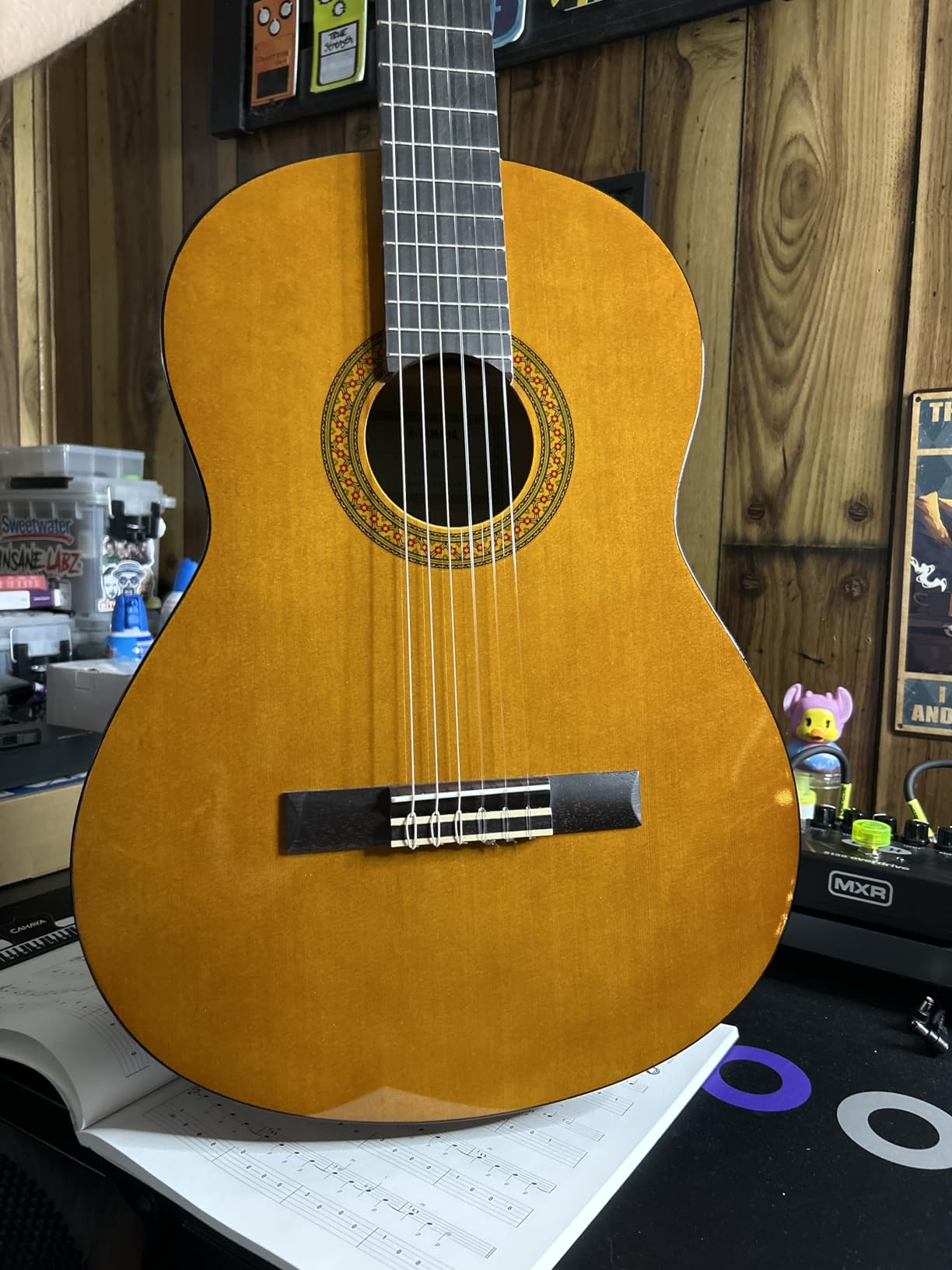Yamaha C40II Classical Guitar, Full Size, Nylon Strings, Natural customer photo 1