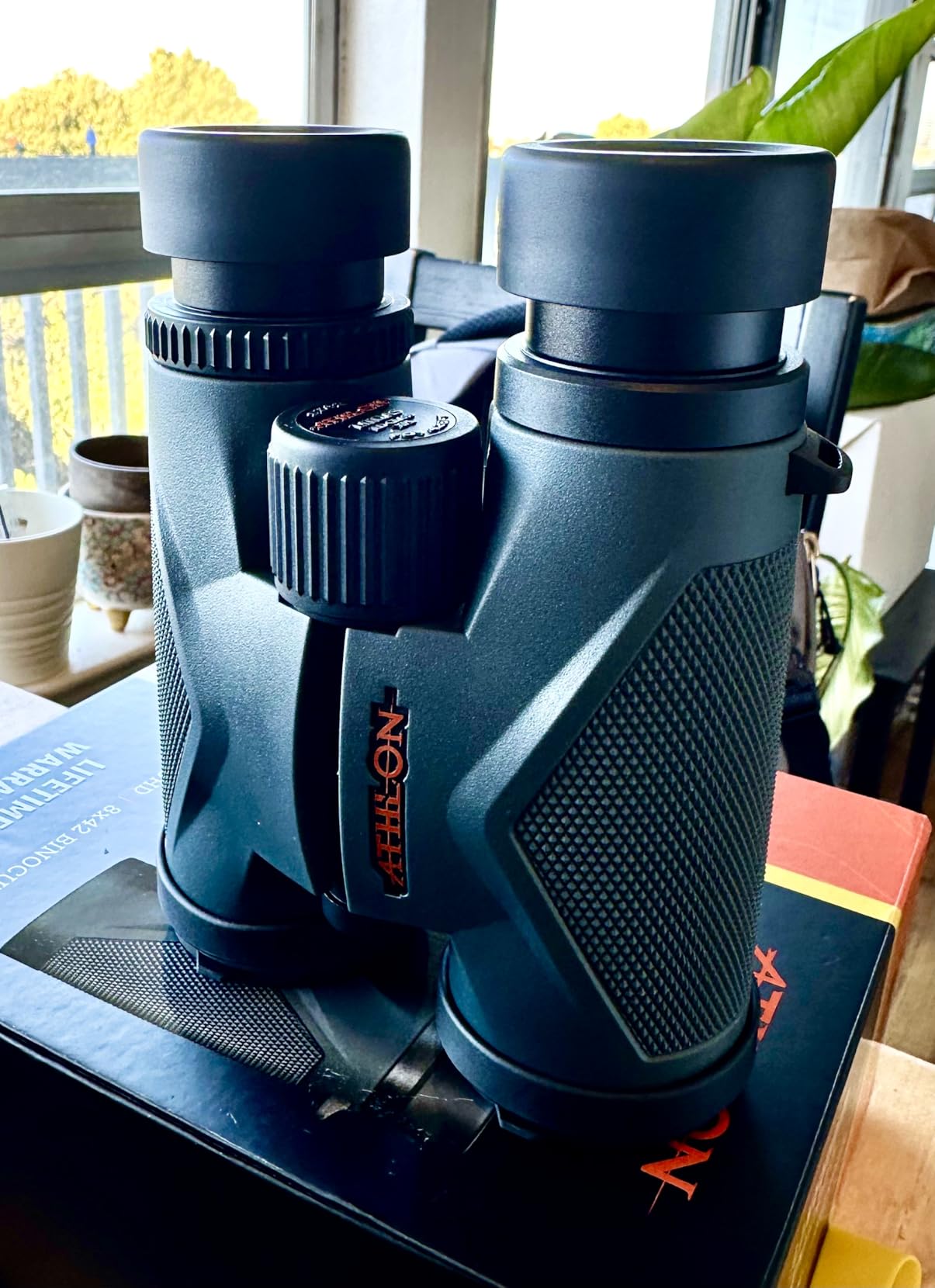 Athlon Optics 8x42 Midas UHD Gray Binoculars with ED Glass for Adults and Kids, High-Powered Binoculars for Hunting, Birdwatching, and More | Waterproof and Fogproof customer photo 1