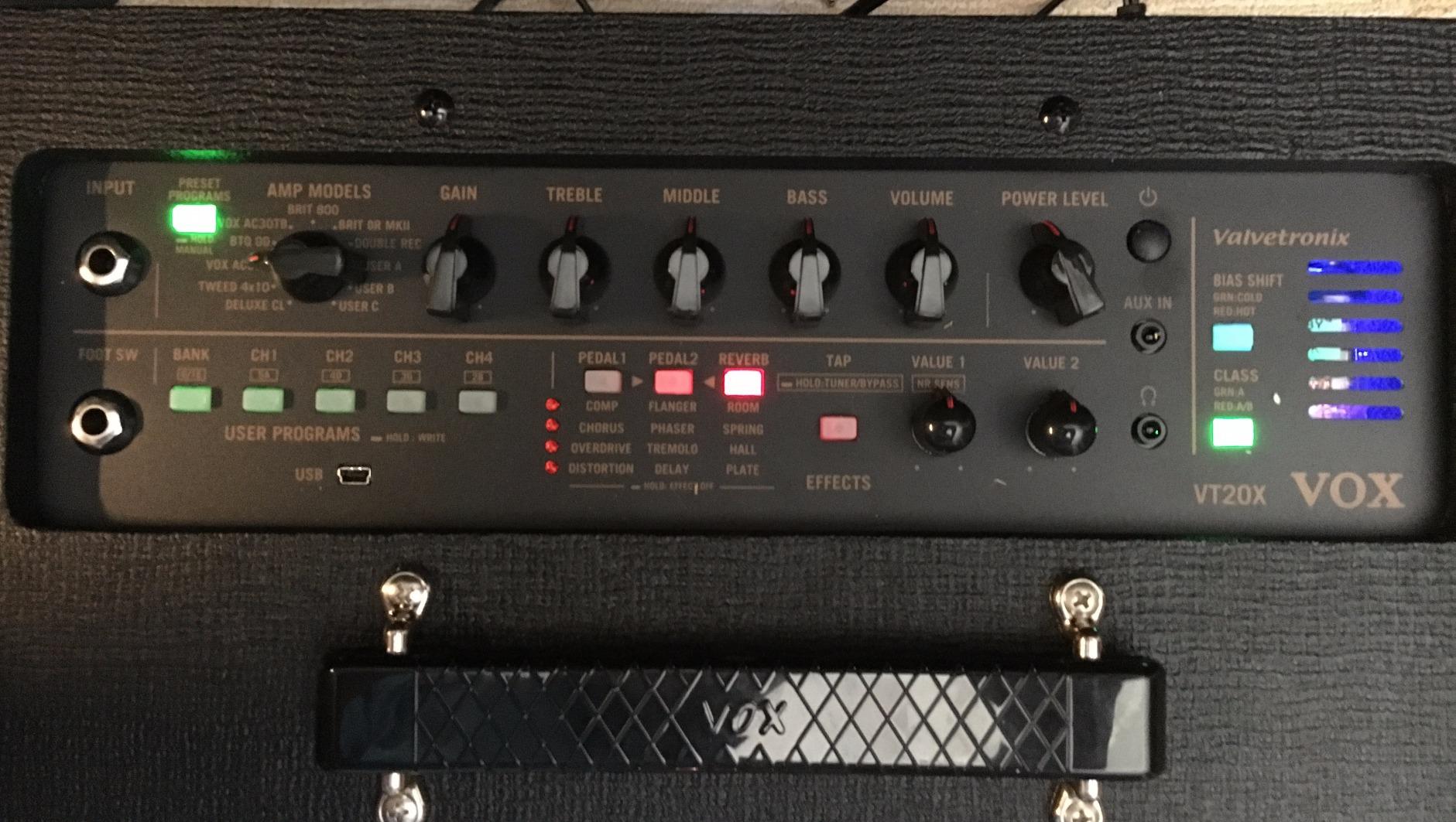 Vox VT20X 1x8 inch 20-watt Modeling Guitar Combo Amplifier w/ DSP and Hybrid Design customer photo 2