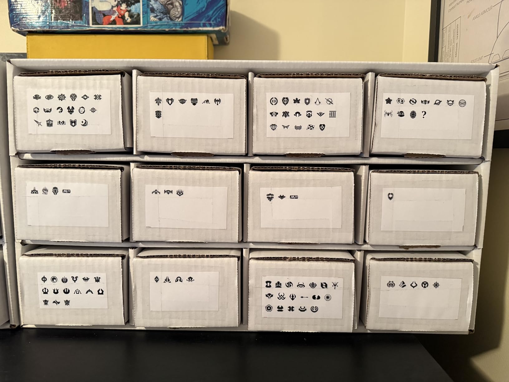 BCW Card House Storage Unit with 12 x 800ct Boxes | Holds Up to 9600 Cards | Organizer for Sports Cards, Pokémon, Magic: The Gathering & More customer photo 1