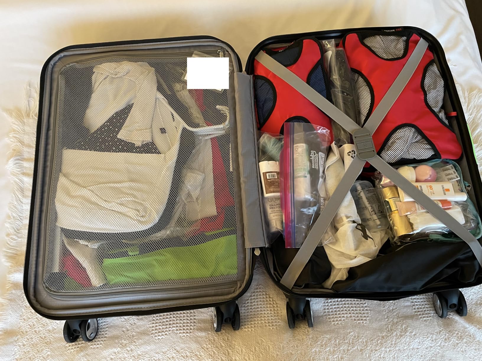 Samsonite Omni PC Hardside Expandable Luggage with Spinner Wheels, Silver, 3-Piece Set (20/24/28) customer photo 2
