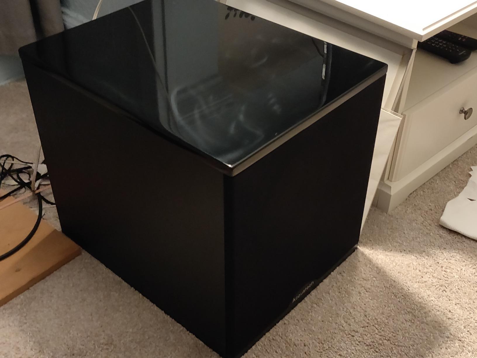 BIC Acoustech PL-200II Indoor 250-Watt-Continuous Powered Subwoofer, Black customer photo 2