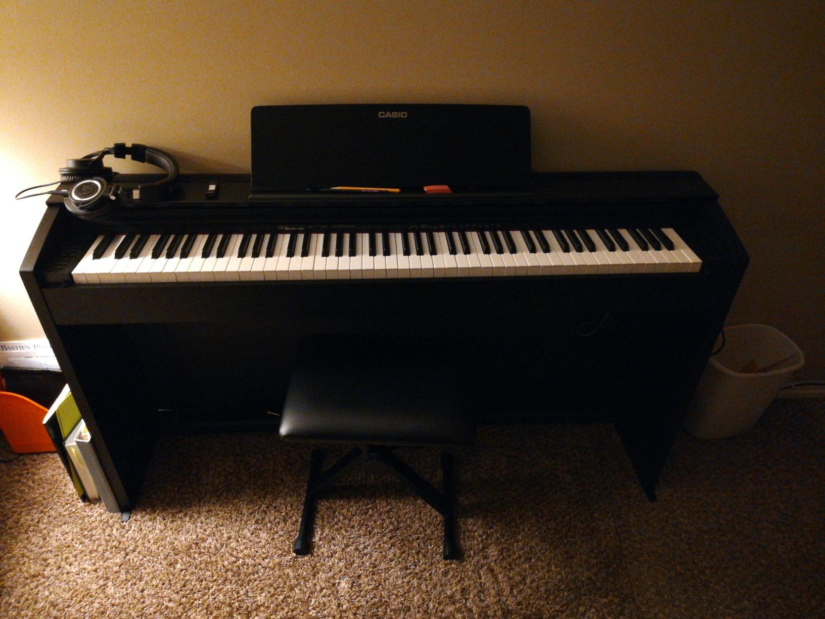 Casio Privia PX-870 88-Key Weighted Console Digital Piano | Tri-Sensor II Scaled Hammer Action Keys | Air Grand Sound | 256-Note Polyphony | 40W 4-Speaker System | Concert Play | USB-MIDI customer photo 1