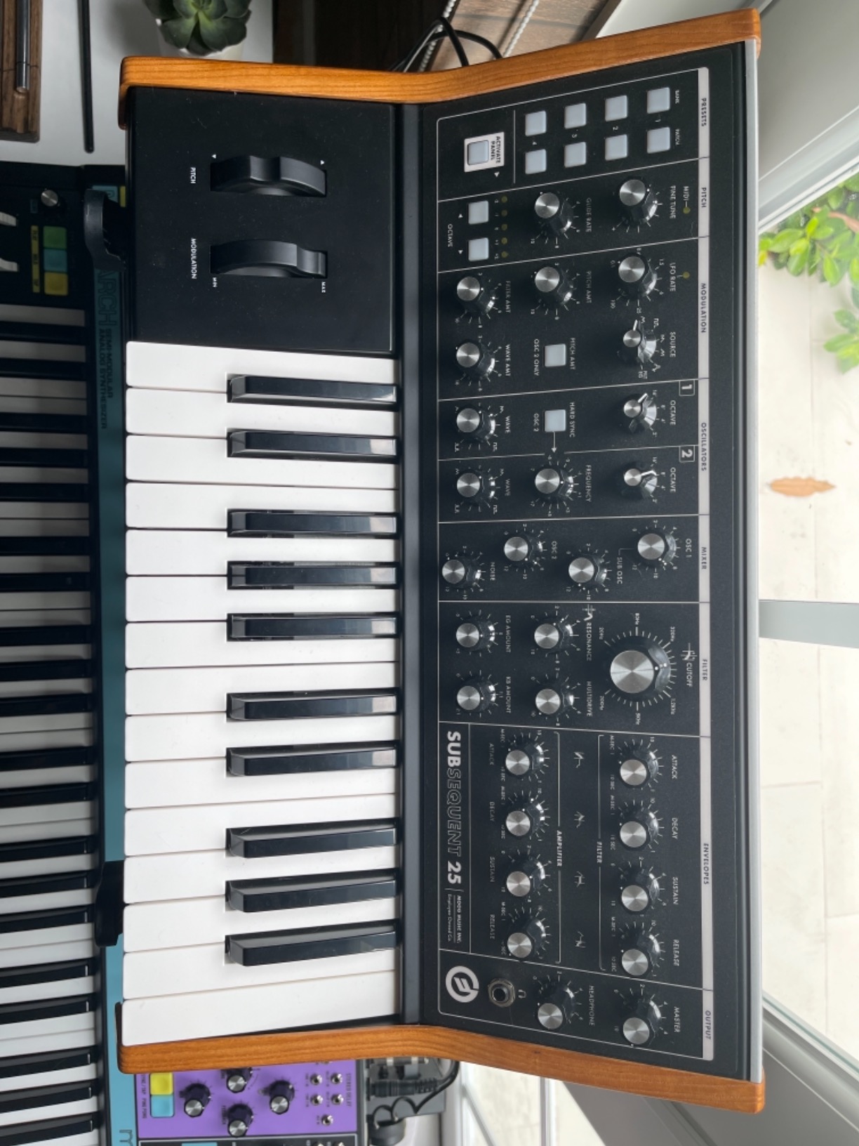 MOOG Subsequent 37 Paraphonic Analog Synthesizer | 37 Semi Weighted Keys, Headphone Amp, 256 Presets customer photo 2