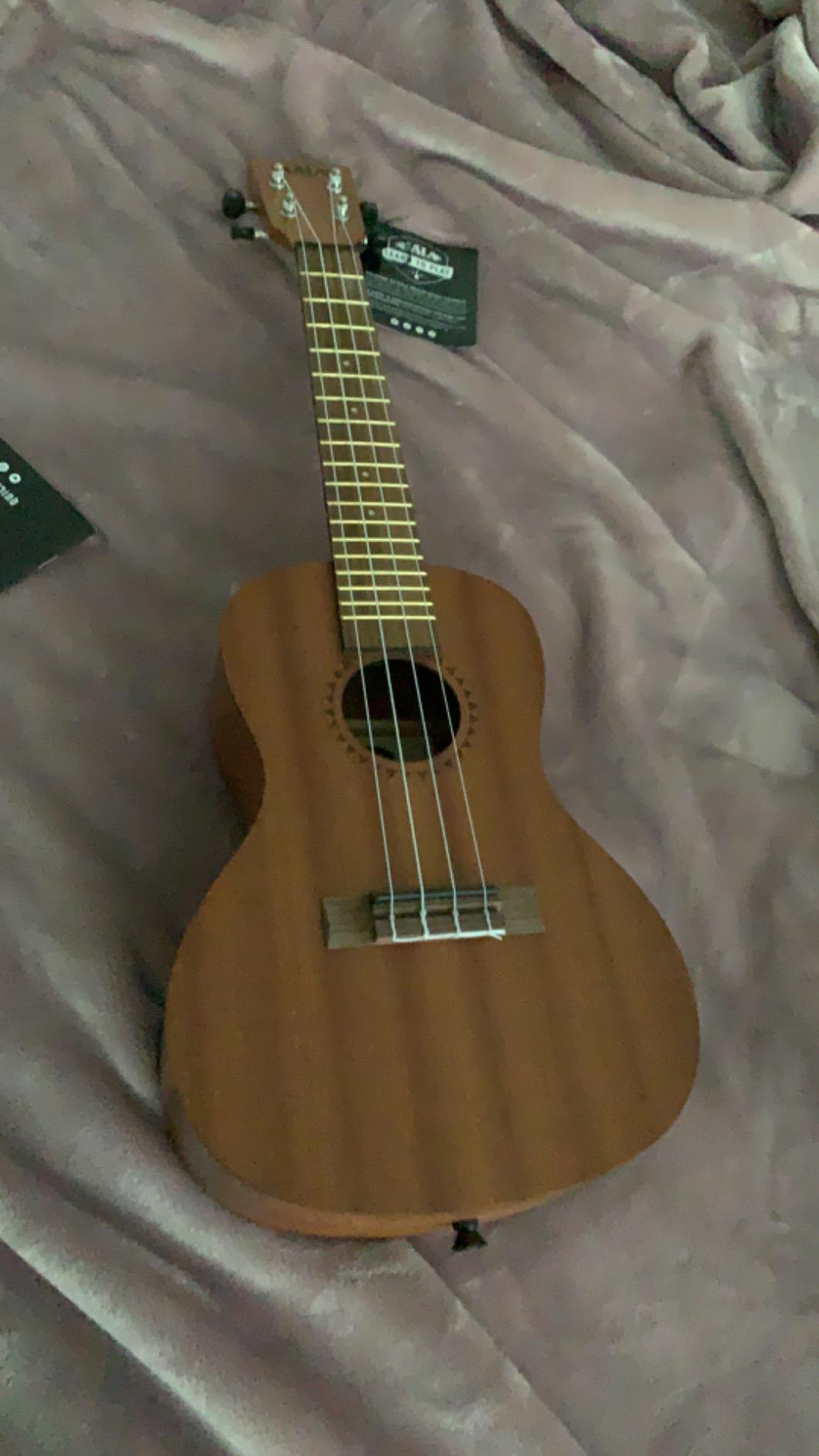 Official Kala Learn to Play Ukulele Concert Starter Kit, Satin Mahogany (KALA-LTP-C) - Includes online lessons, tuner app, and booklet customer photo 2