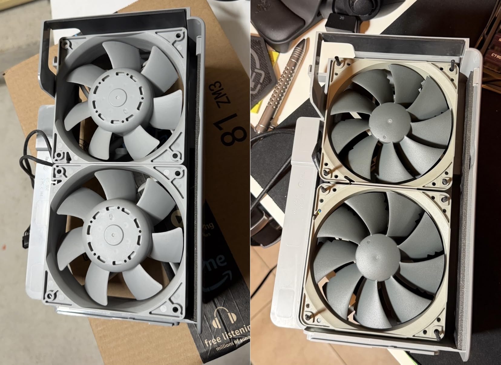 Noctua NF-P12 redux-1700 PWM, High Performance Cooling Fan, 4-Pin, 1700 RPM (120mm, Grey) customer photo 2