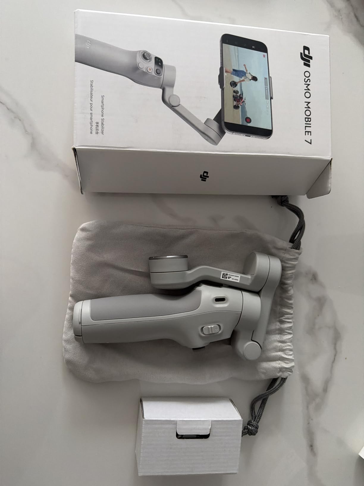 DJI Osmo Mobile 7 Gimbal Stabilizer for iPhone & Android, 3-Axis Gimbal | Built-in Tripod, Ultra-Light, Comfortable Grip, ActiveTrack 7.0, ShotGuides, One-Tap Edit, 10hrs Use, Phone Charging customer photo 2