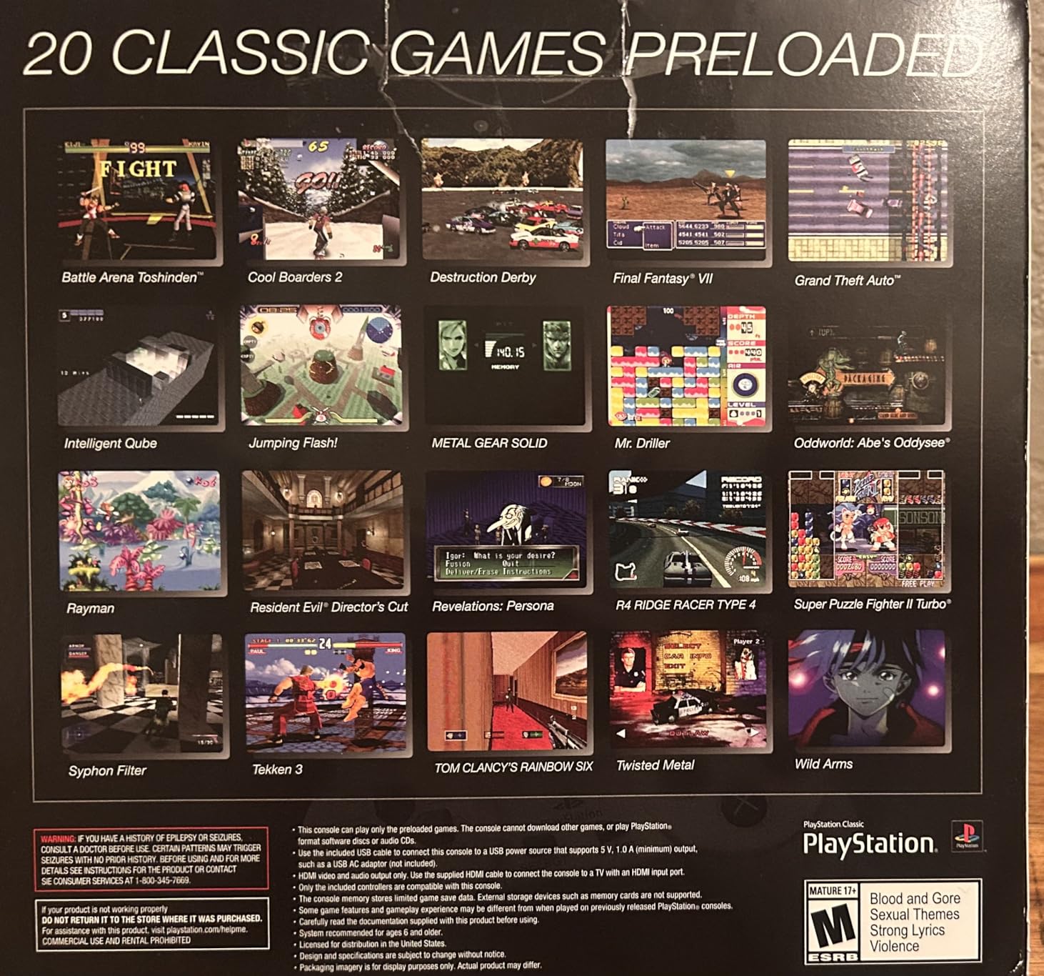 Sony PlayStation Classic Console with 20 PlayStation Games Pre-Installed Holiday Bundle customer photo 2