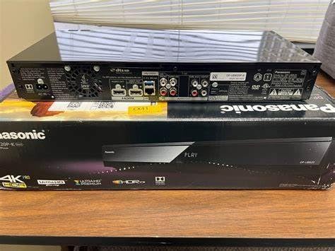 Panasonic Streaming Blu Ray DVD Player, 4K Blu Ray Player with Dolby Vision and HDR10+ Ultra HD Premium Video Playback, Hi-Res Audio, Voice Assist - DP-UB820-K (Black) customer photo 1