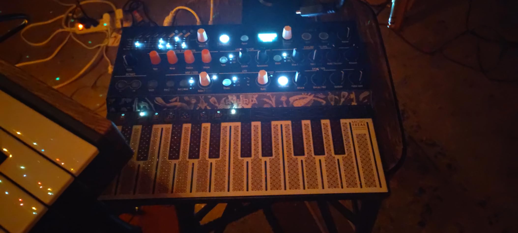 Arturia MicroFreak Synthesizer Keyboard | 21 paraphonic oscillator modes from physical modeling to wavetable, 25-key poly-aftertouch keybed customer photo 2