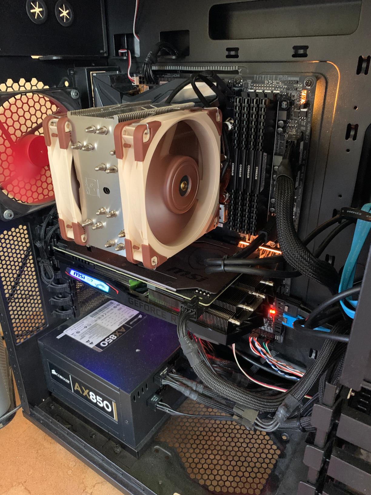 Noctua NH-U12A, Premium CPU Cooler with High-Performance Quiet NF-A12x25 PWM Fans (120mm, Brown) customer photo 1