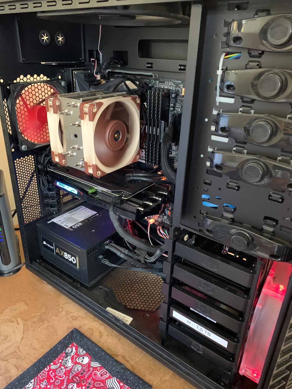 Noctua NH-U12A, Premium CPU Cooler with High-Performance Quiet NF-A12x25 PWM Fans (120mm, Brown) customer photo 2