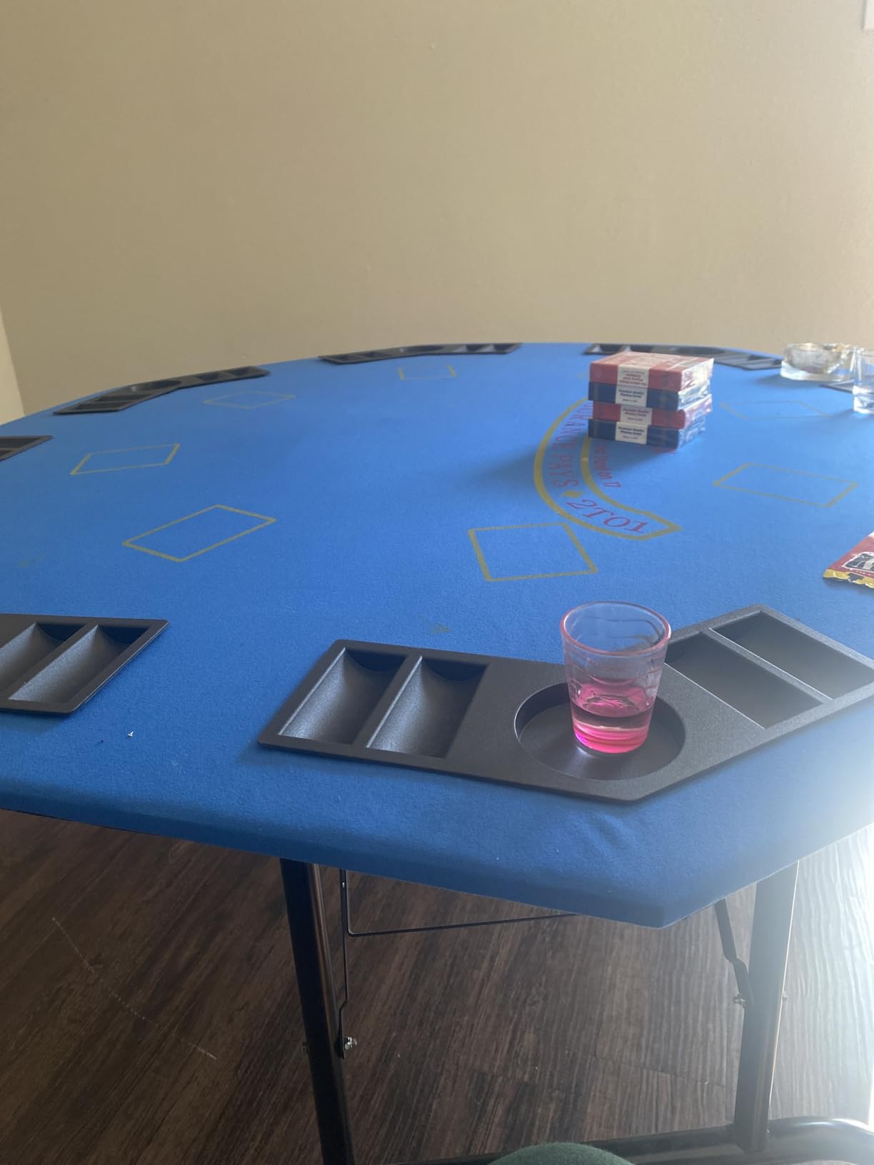 Soozier Poker Table Foldable 47
