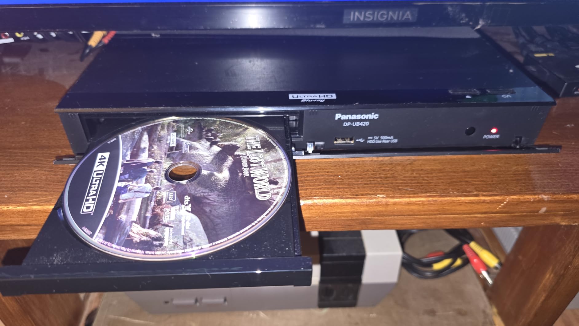 Panasonic UB420 Streaming 4K Blu Ray Player, Ultra HD Premium Video Playback with Hi-Res Audio, Voice Assist - DP-UB420-K Blu Ray DVD Player (Black) customer photo 1