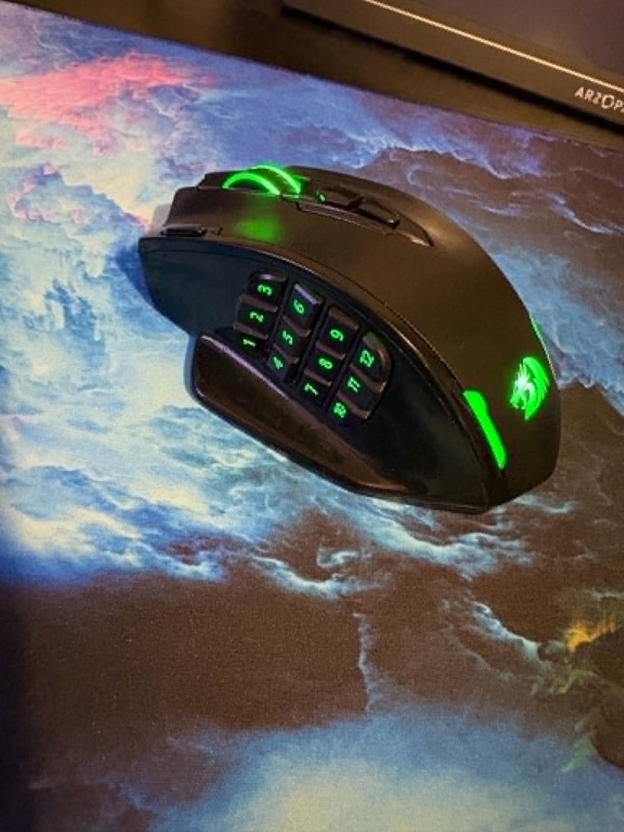 Redragon M913 Impact Elite Wireless Gaming Mouse, 16000 DPI Wired/Wireless RGB Mouse with 16 Programmable Buttons, 45 Hr Battery and Pro Optical Sensor, 12 Side Buttons MMO Mouse customer photo 2