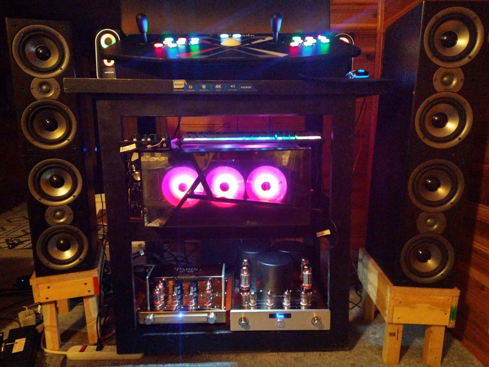 MC-84L Stereo Vacuum Tube Push-Pull Integrated Amplifier, Output Power 12Wx2, Tubes 6P14x4pcs 12AX7Bx2pcs, AC 115V or AC 230V customer photo 1