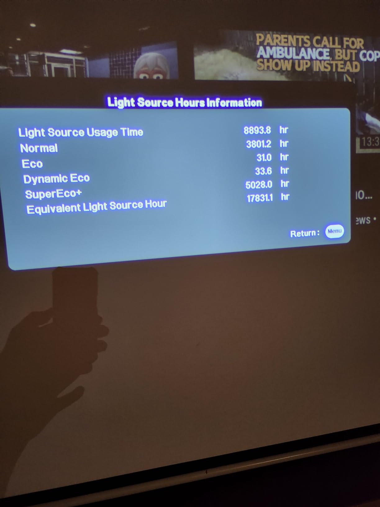 ViewSonic PX701-4K UHD Projector, 3200 Lumens, 240Hz HDR, Auto Keystone DLP customer photo 1