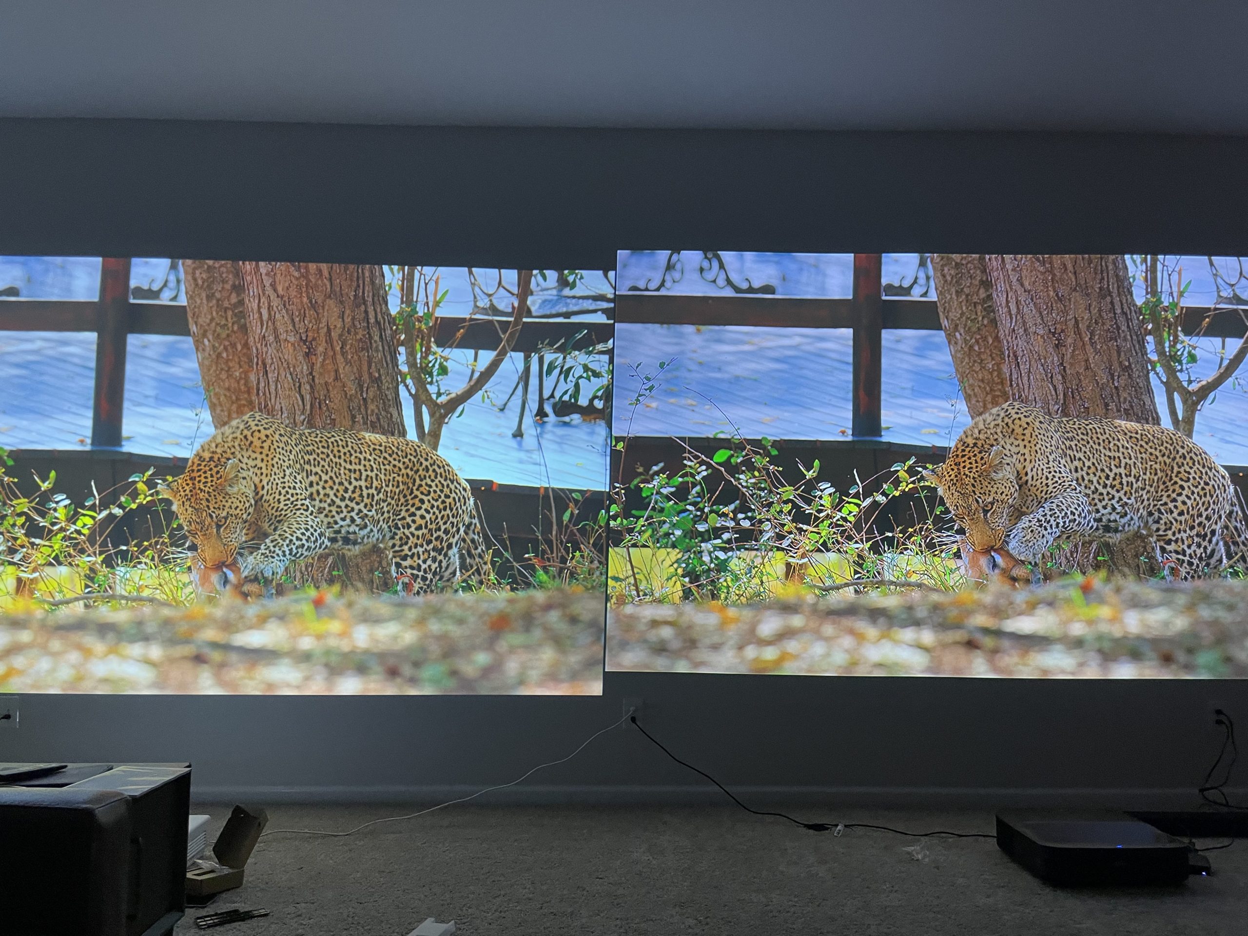 Epson EpiqVision Ultra LS500 Laser Ultra Short Throw Projector, 4000 lumens, 4K PRO-UHD, HDR, Android TV customer photo 2