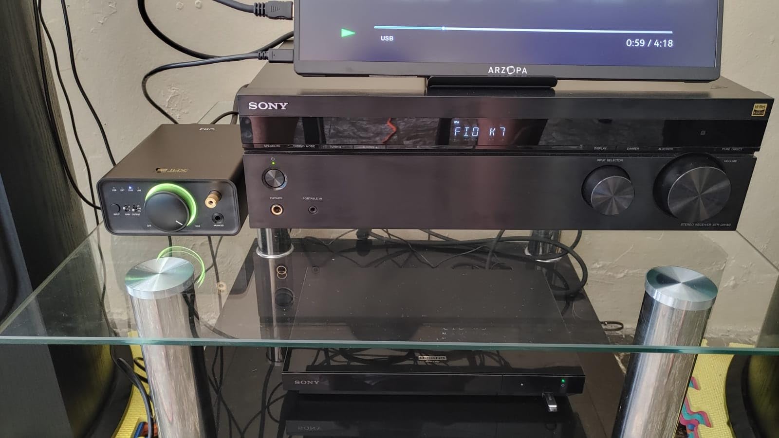 Sony UBP-X700M 4K Ultra HD Home Theater Streaming Blu-ray DVD Player with Wi-Fi, 4K upscaling, HDR10, Hi Res Audio, Dolby Digital TrueHD/DTS, Dolby Vision, and included HDMI cable | X, Hi-Res Audio, 4K Upscaling, HDMI Cable Included customer photo 1