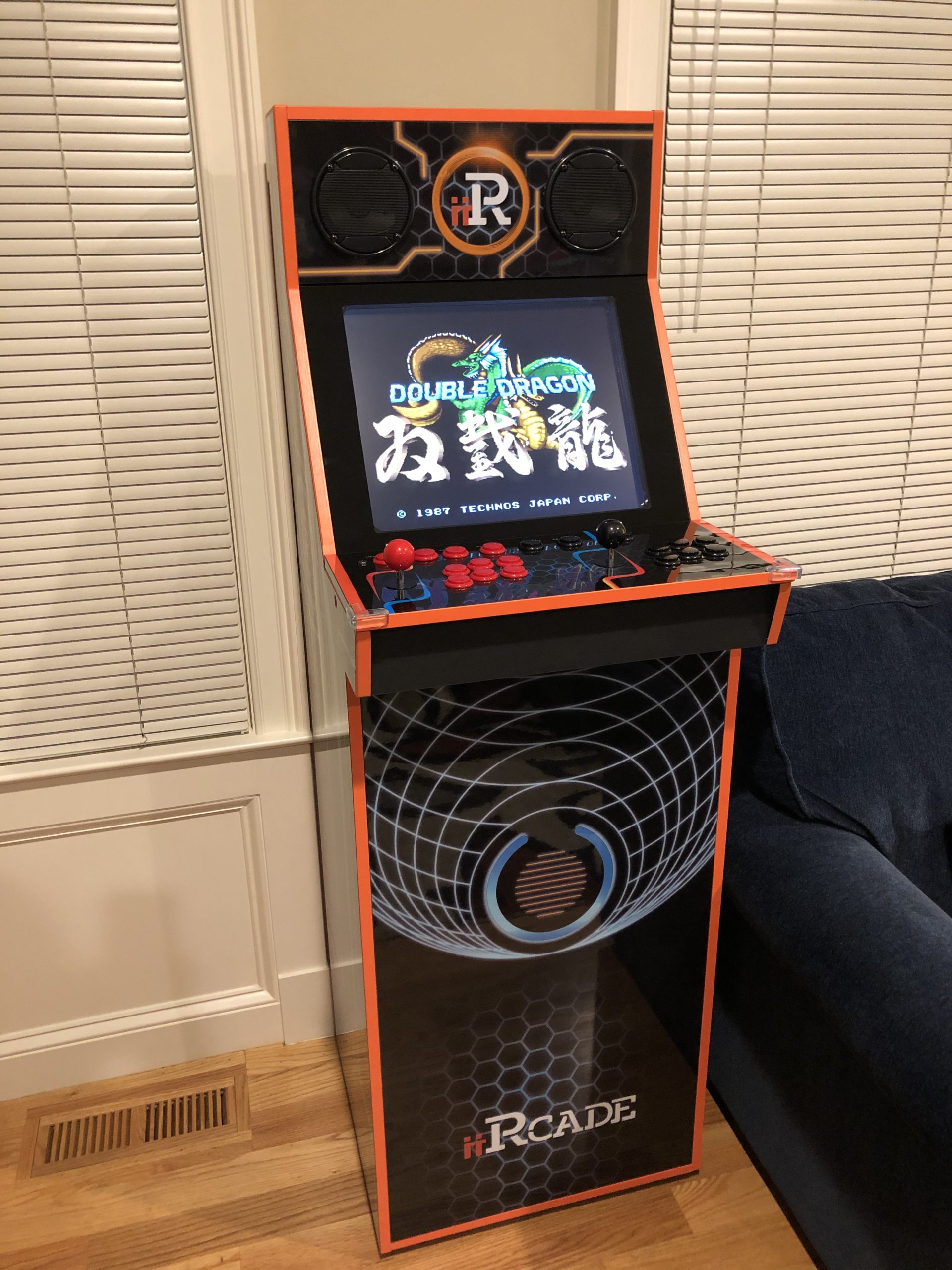 Premium Bartop Arcade Console Original Design 64GB Memory w/Expandable Game Library Wifi, Bluetooth, Sanwa-like Controls. Pre-Loaded With 11 Games Including Dragon's Lair, Beach Buggy Racing and more! customer photo 1
