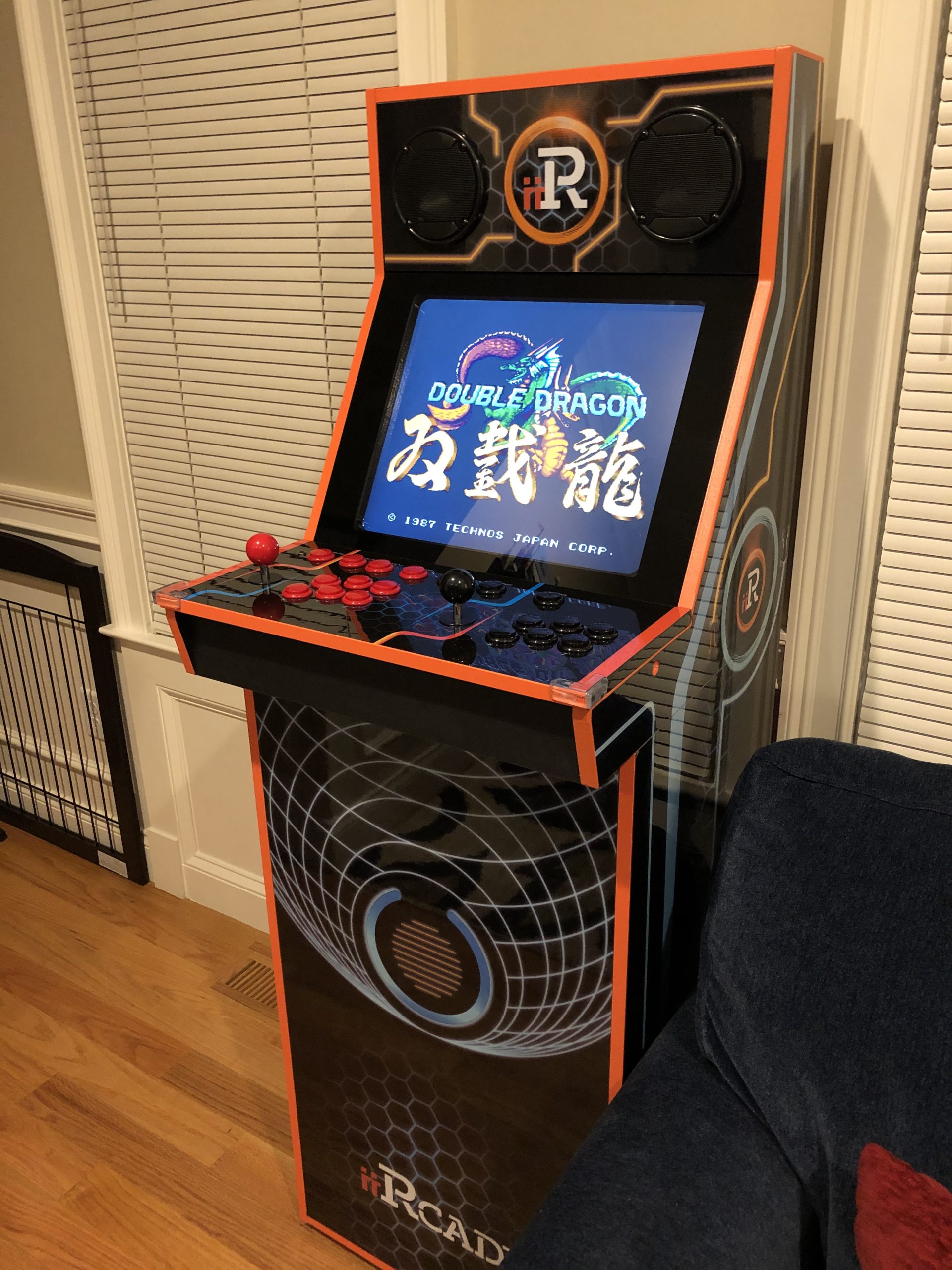 Premium Bartop Arcade Console Original Design 64GB Memory w/Expandable Game Library Wifi, Bluetooth, Sanwa-like Controls. Pre-Loaded With 11 Games Including Dragon's Lair, Beach Buggy Racing and more! customer photo 2