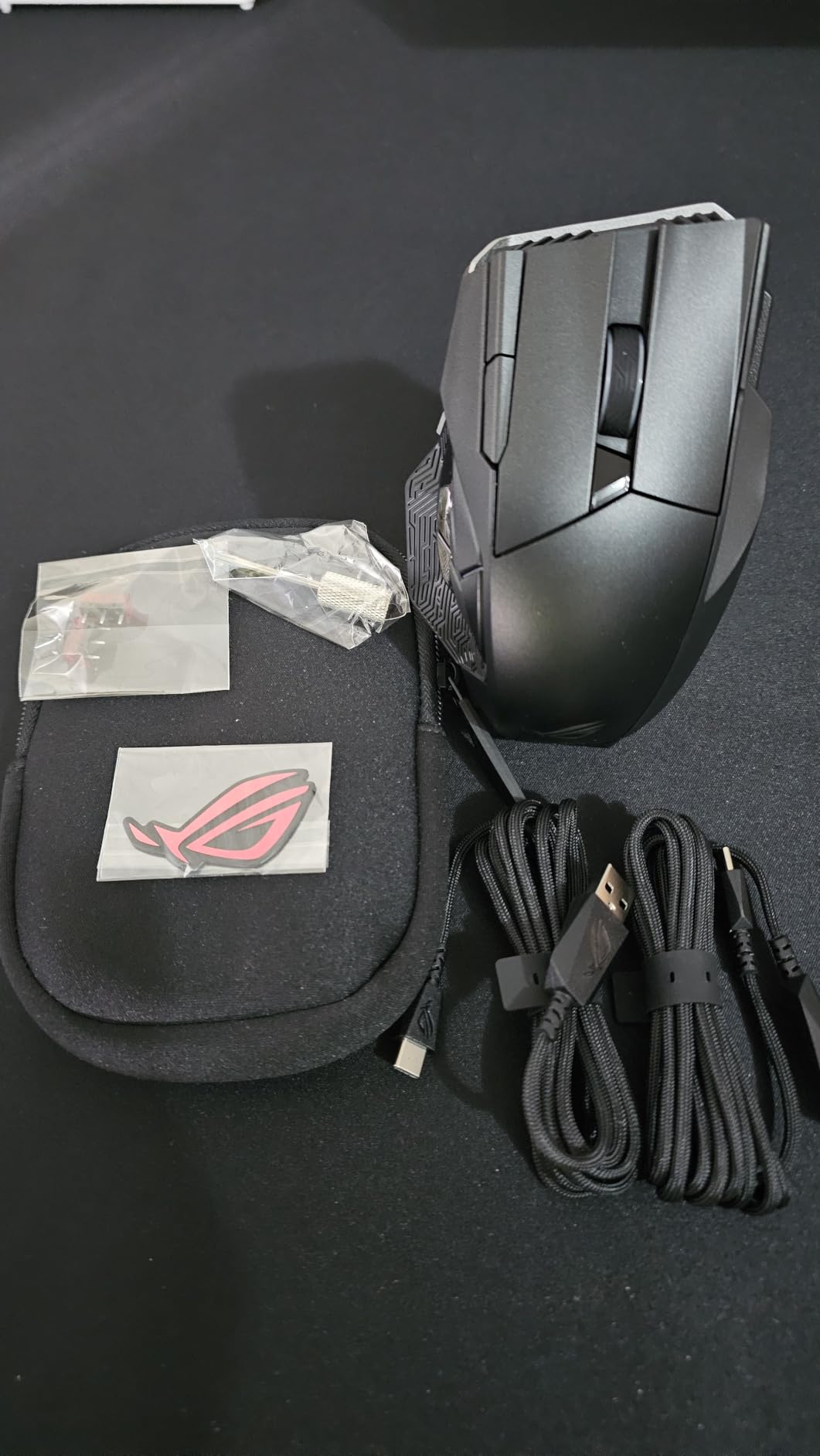 ASUS ROG Spatha X Wireless Gaming Mouse - MMO/MOBA Design, 12 Programmable Buttons, 19K DPI, up to 67Hr Battery, Magnetic Charging Dock customer photo 1