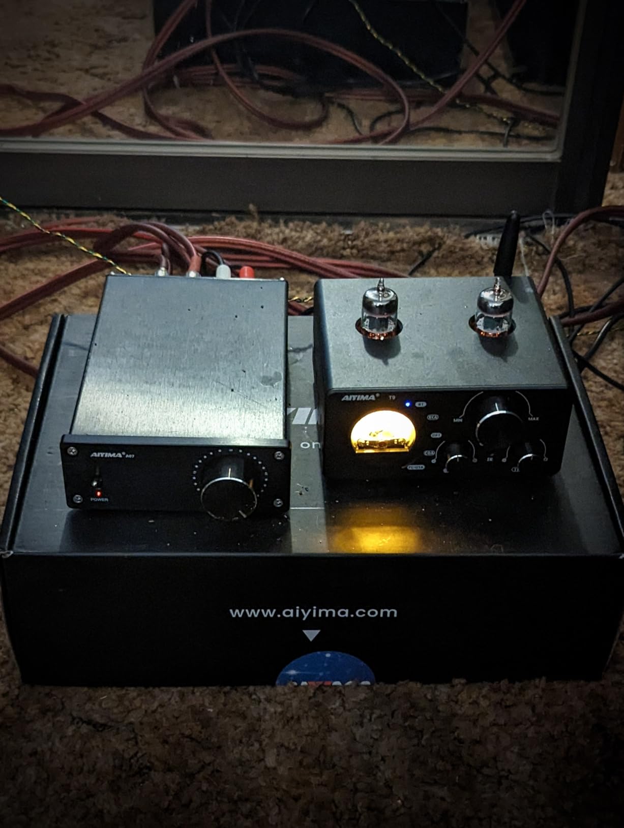 AIYIMA T9 200W Bluetooth Tube Amplifier,2.0/2.1 Stereo Home Audio Receiver customer photo 2