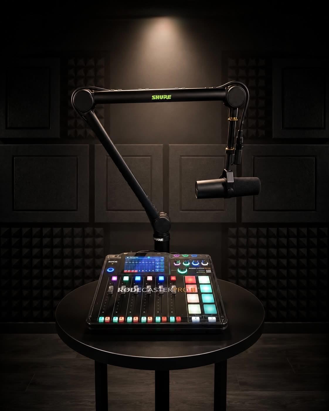 RØDE RØDECaster Pro II All-in-One Production Solution for Podcasting, Streaming, Music Production and Content Creation, Black | Integrated Studio for Podcasting and Streaming, 4 Neutrik Combo Inputs, Revolution Preamps, Aphex Processing, Dual USB-C customer photo 1