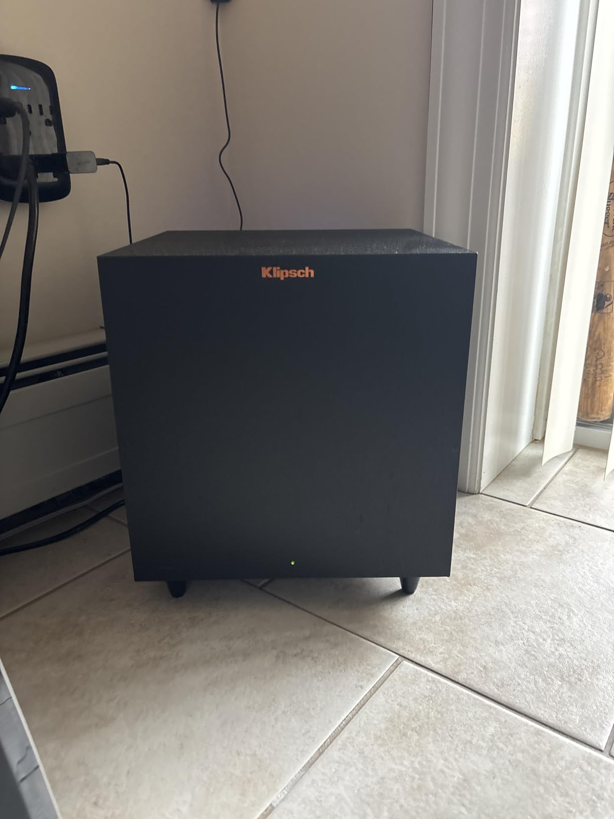 Klipsch R-80SWi 8-inch 150W Wireless Subwoofer with High Performance Driver for Deep Bass Black customer photo 2