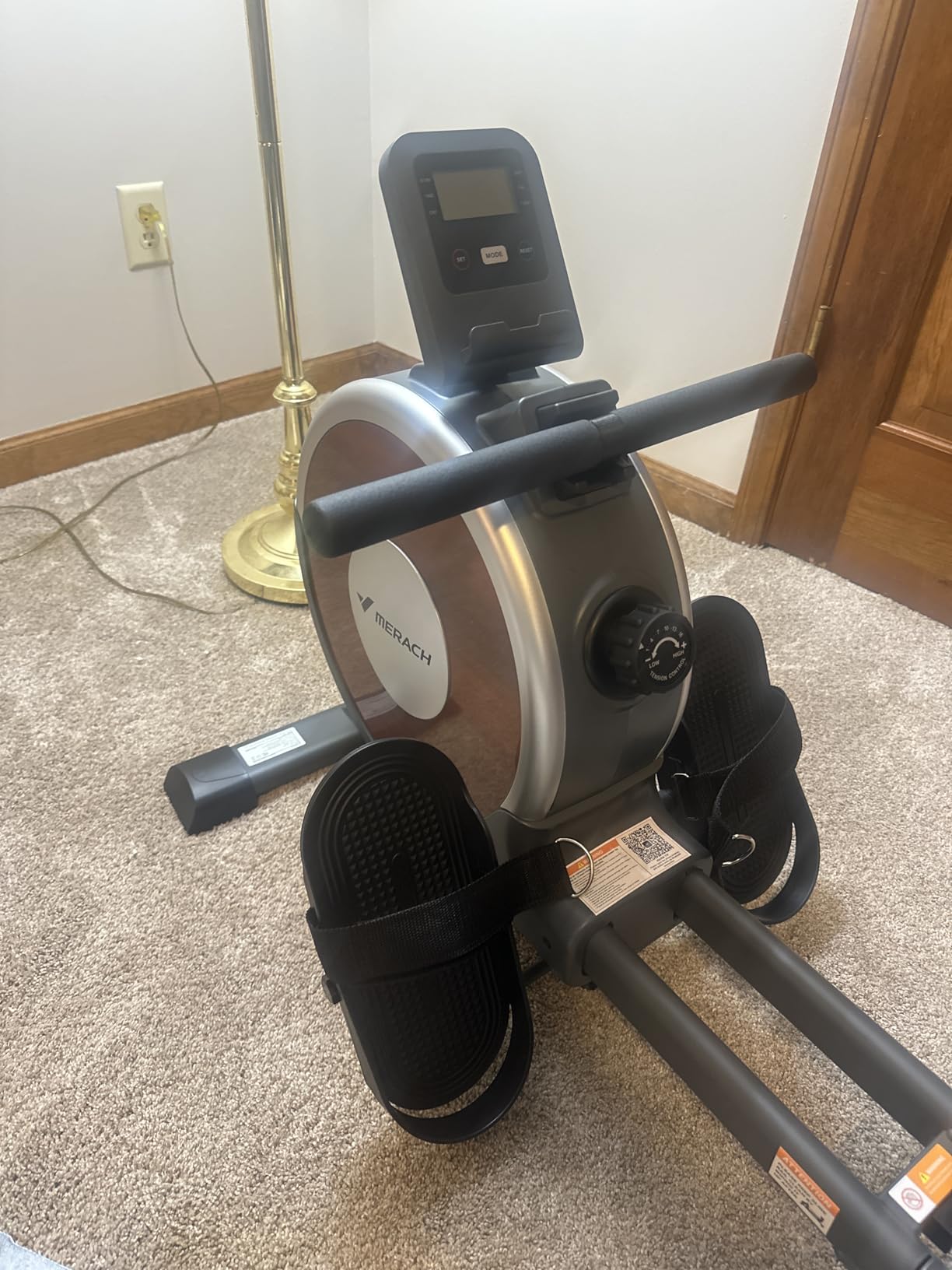 Merach Q1S Magnetic Rowing Machine Indoor, Dual Slide Rail, Quiet & Smooth customer photo 1