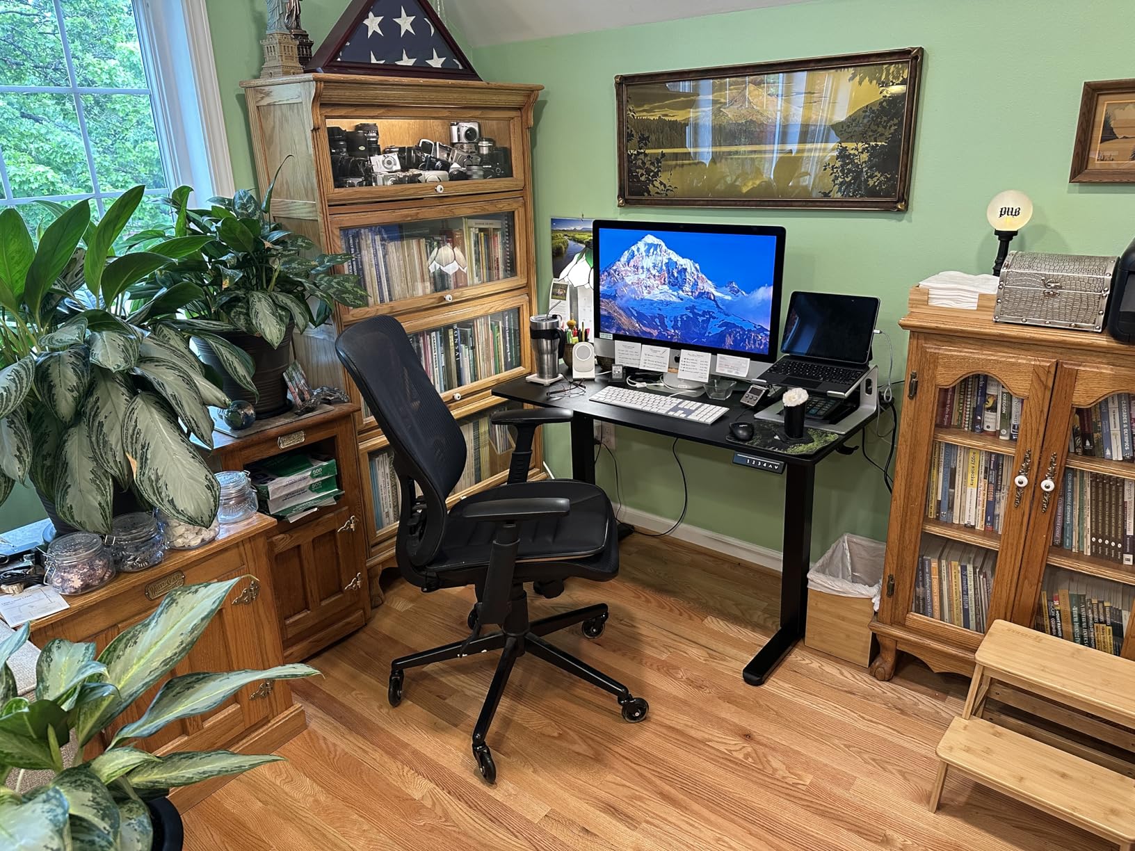ErGear 48 X 24 Inch Height Adjustable Electric Standing Desk, Black | Smooth Height Adjustment, 4 Memory Presets, One-Touch Control, Stable Steel Frame, 176 lbs Capacity, Easy Assembly customer photo 1