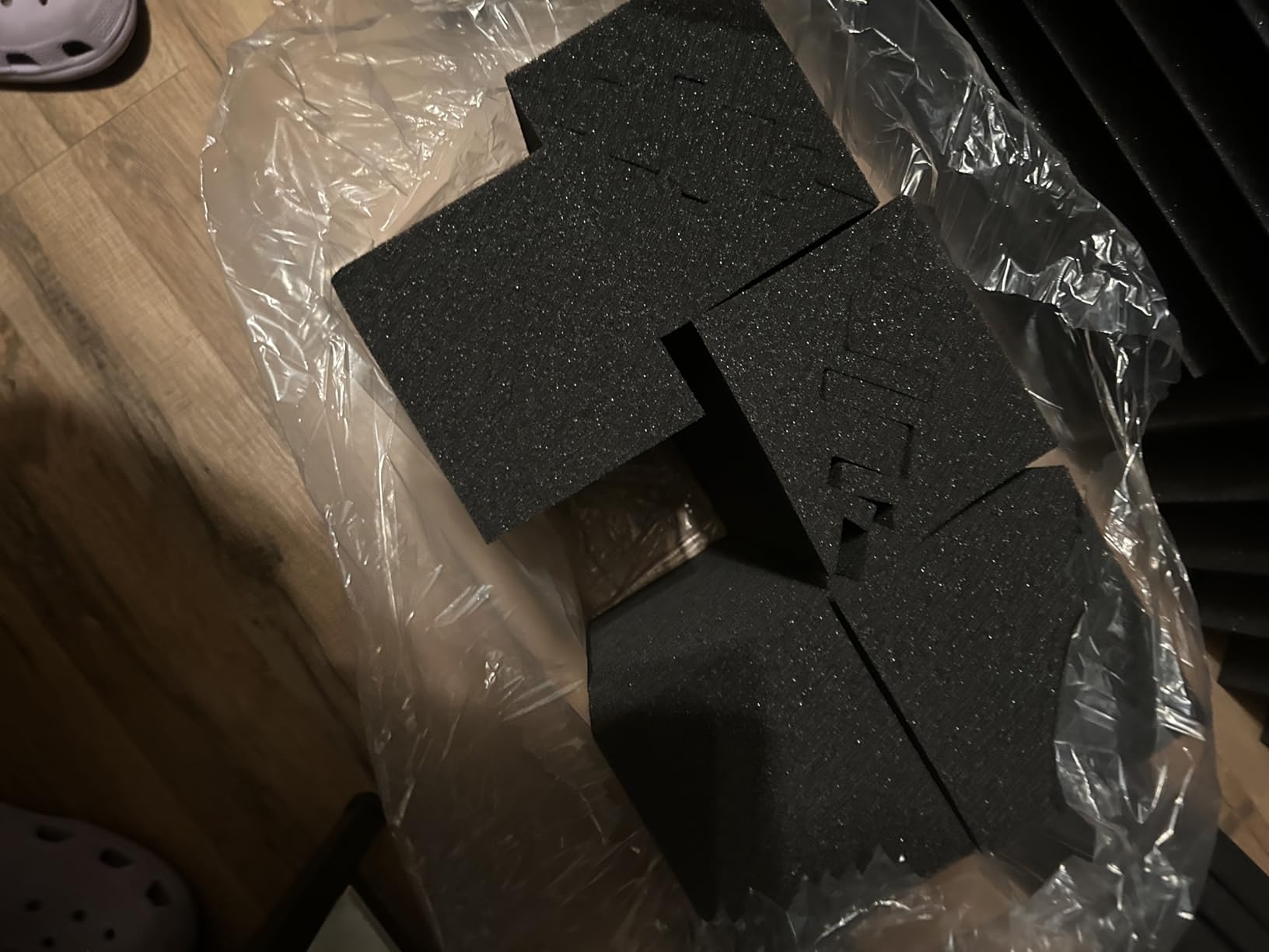 TroyStudio Bass Traps - 12 Pcs 4 X 4 X 12 Inches Dense Thick customer photo 2