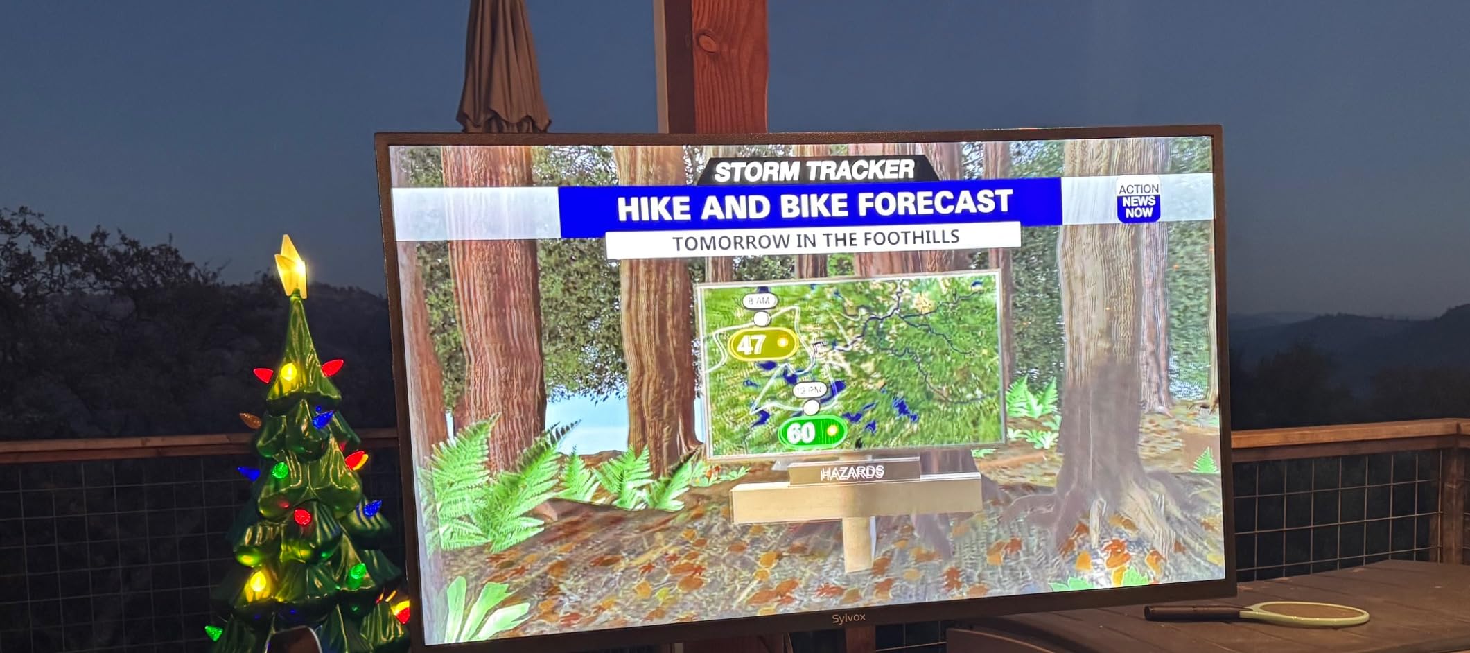 SYLVOX 43'' Outdoor Smart TV 4K UHD Ultra 2000NIT High Brightness HDR TV, Waterproof Built-in Chromecast, with WiFi Bluetooth Function for Outdoor Strong Light Areas(Poolpro Series) customer photo 1