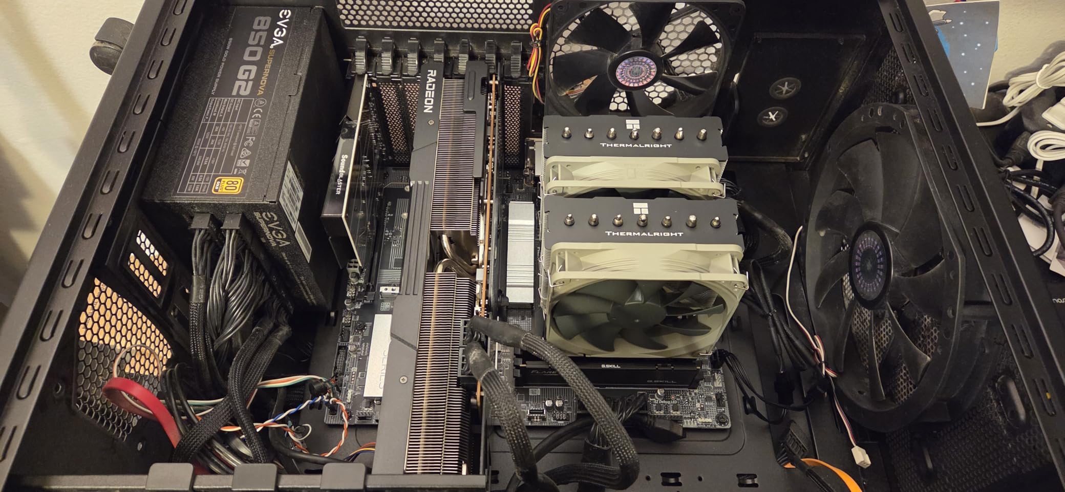 Thermalright Phantom Spirit 120SE CPU Air Cooler, 7 Heat Pipes CPU Cooler, Dual 120mm TL-C12B V2 PWM Fans, AGHP 4.0 Technology, S-FDB Bearing, for AM4/AM5/Intel LGA1851/1700/1150/1151/1200, PC Cooling customer photo 1