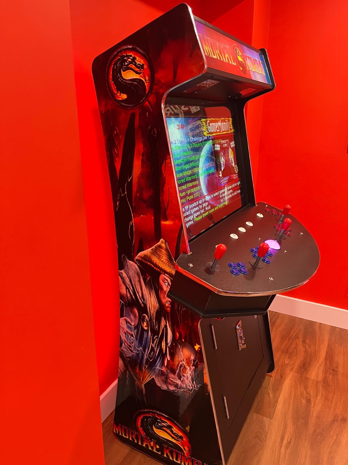 TOP US VIDEO ARCADES Full Size Commercial Grade Upright Standup Arcade Machine 4 Player 4600 Classic Games 32 inch Screen Black customer photo 2