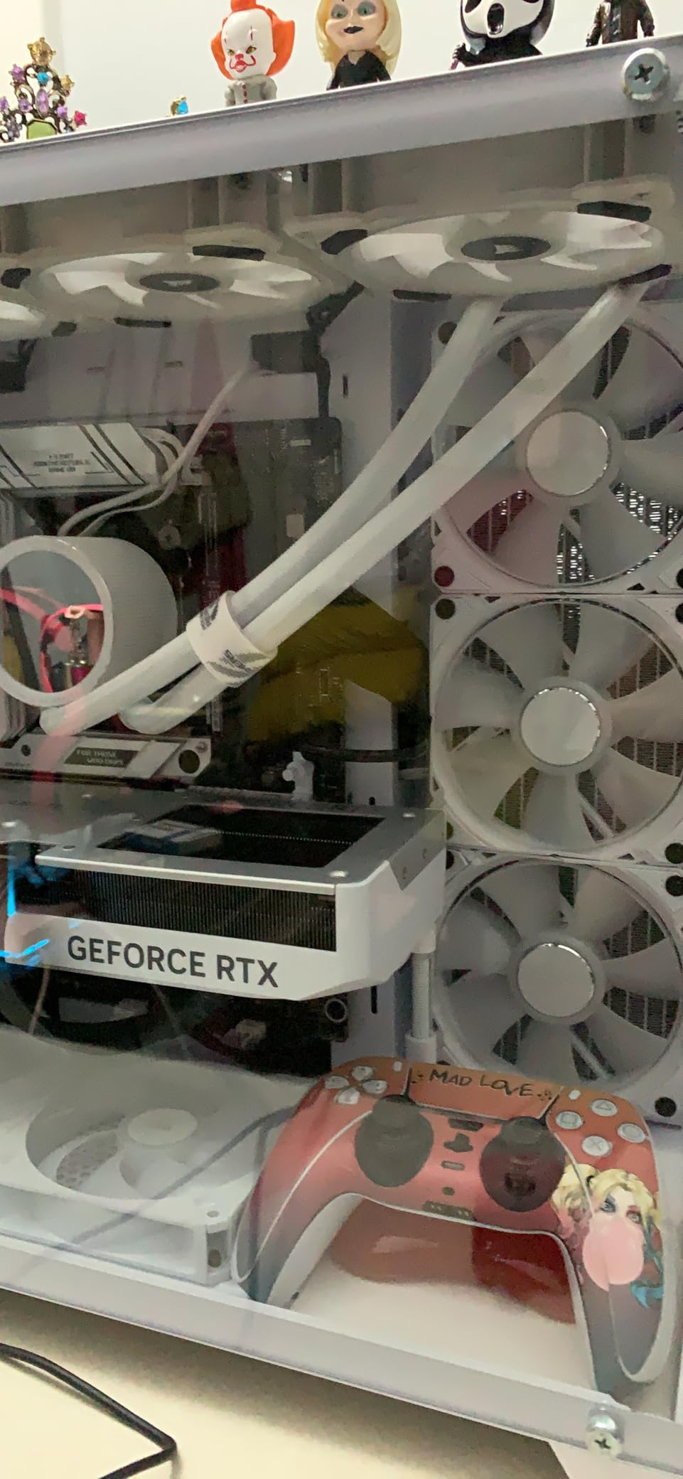 ROG RYUO III 360 ARGB White Edition All-in-one AIO Liquid CPU Cooler 360mm Radiator, Asetek 8th gen Pump Solution, Anime Matrix LED Display and ROG AF 12S ARGB Fan, 6 Year Warranty customer photo 2