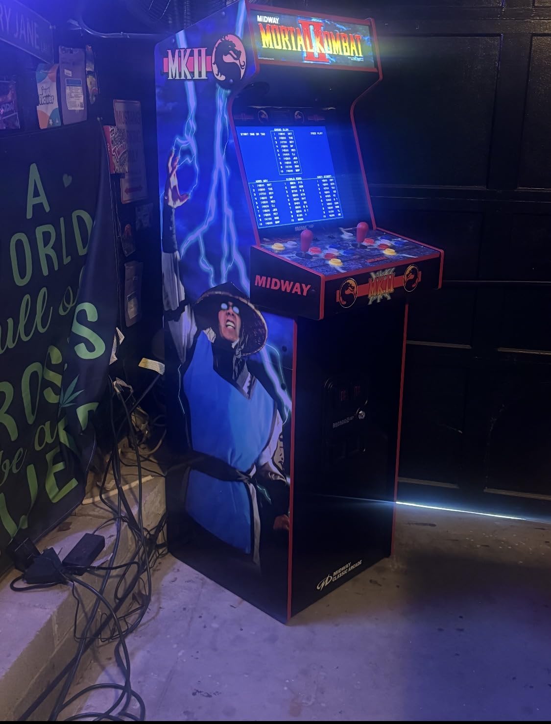 ARCADE1UP Mortal Kombat II Deluxe Arcade Machine Gaming Cabinet with 14 Games, Real Feel Joysticks and Buttons and 17-Inch Color Screen customer photo 2