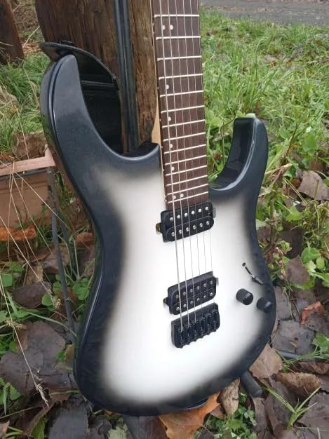 Donner Solid Body Electric Guitar, 39 Inch Metal Electric Guitar Beginner Kits with Bag, Strings, Strap, Cable, Strings Dampener for Rock Music Lover, DMT-100 (Gradient Black) customer photo 2