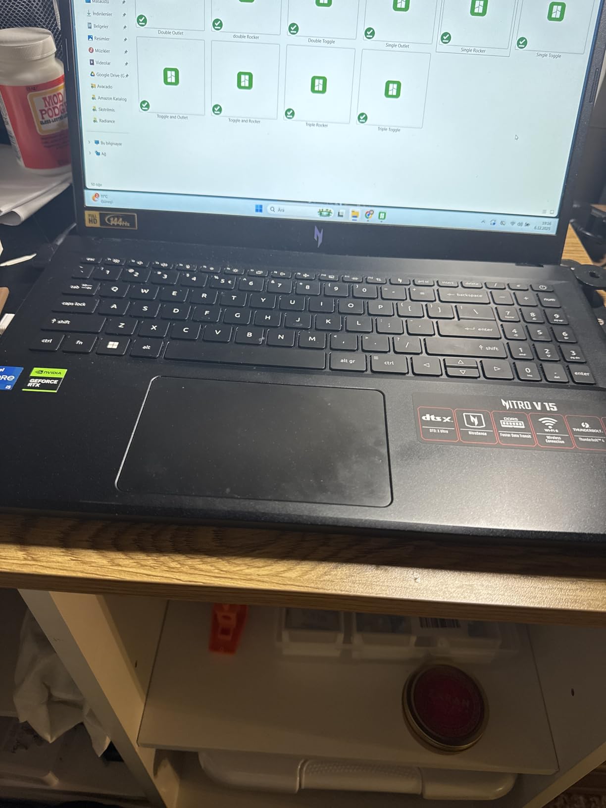 acer Nitro 5 Gaming Laptop | Intel 12th Gen i7-12650H | NVIDIA GeForce RTX 4060 Laptop GPU | 15.6” FHD 144Hz IPS Display | 16GB DDR5 | 1TB Gen 4 SSD | Killer Wi-Fi 6 | RGB Backlit KB | AN515-58-781P customer photo 1