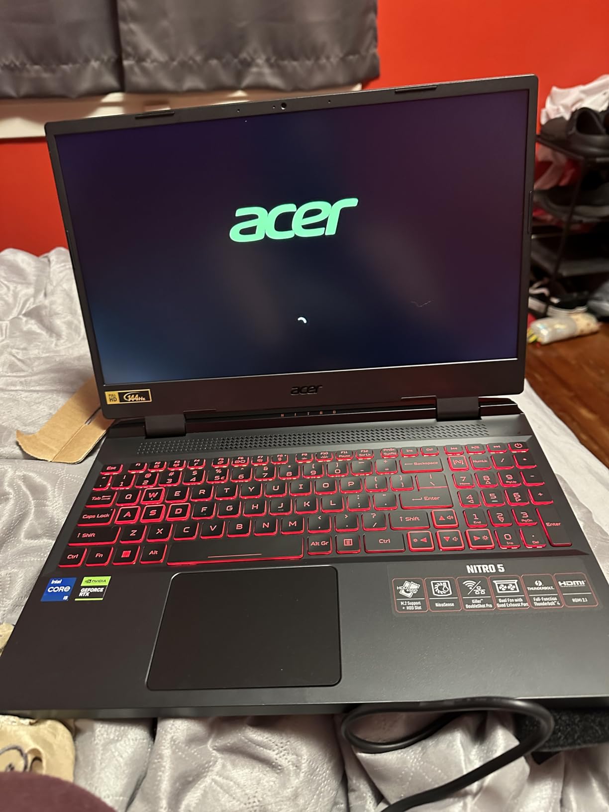 acer Nitro 5 Gaming Laptop | Intel 12th Gen i7-12650H | NVIDIA GeForce RTX 4060 Laptop GPU | 15.6” FHD 144Hz IPS Display | 16GB DDR5 | 1TB Gen 4 SSD | Killer Wi-Fi 6 | RGB Backlit KB | AN515-58-781P customer photo 2
