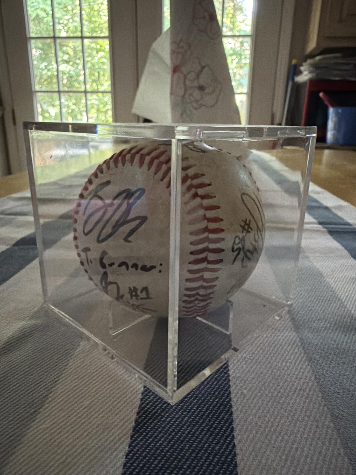Danodoi UV Protected Clear Acrylic Baseball Display Cube customer photo 2