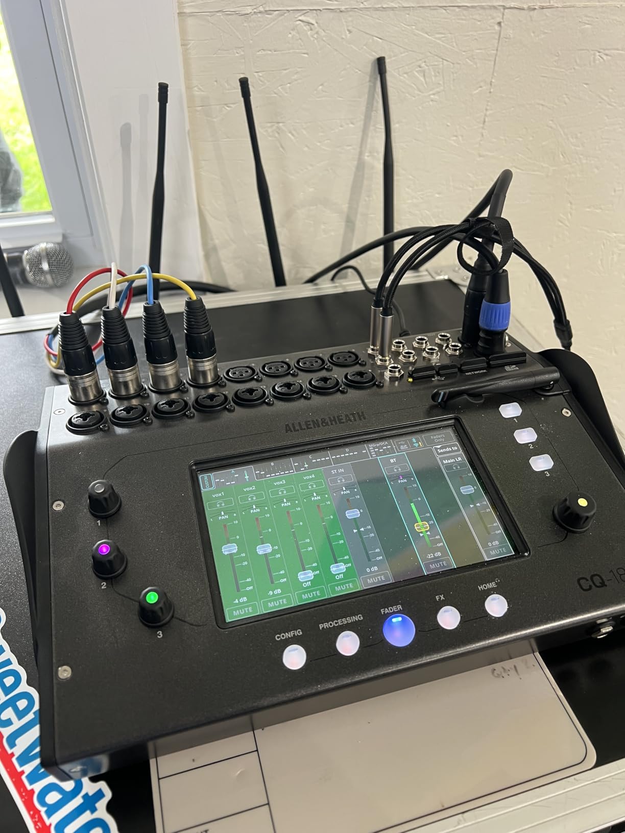 Allen & Heath CQ-12T Digital Mixer with 7-inch Touchscreen and Bluetooth | 12 Inputs, 7 Capacitive Touchscreen, 96 Khz Processing, USB and SD Multitrack customer photo 2
