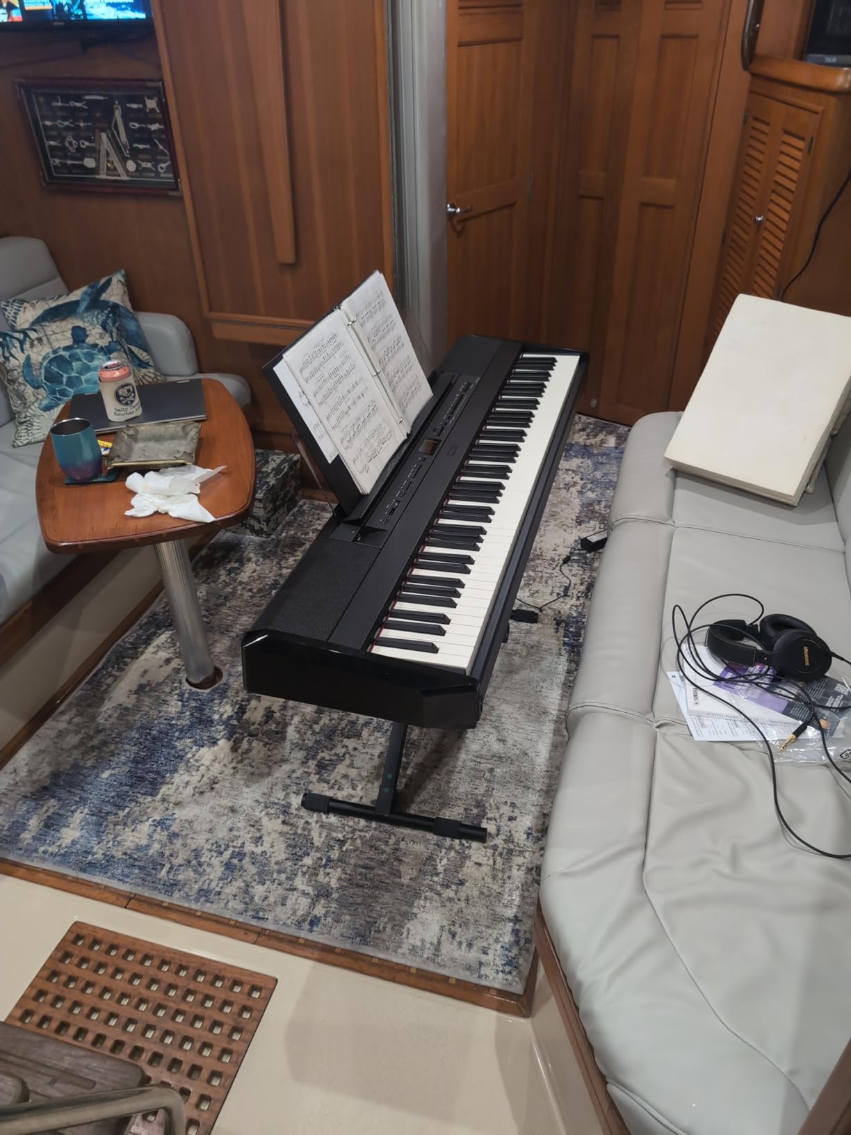 Yamaha P-525 88-Weighted Wooden Key Digital Piano Keyboard | GrandTouch-S Action | CFX and Bosendorfer Imperial Voices | Binaural Sampling | 542 Voices | Bluetooth Audio and MIDI | Built-in Speakers customer photo 1