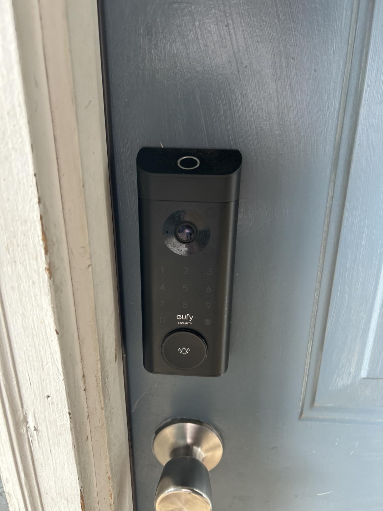 eufy Security Video Smart Lock E330, 3-in-1 Camera+Doorbell+Fingerprint Keyless Entry Door Lock, Smart Built-in Wi-Fi Deadbolt for Front Door customer photo 2