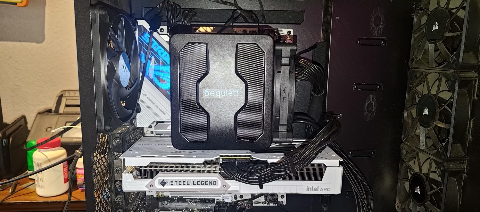 be quiet! Dark Rock Pro 5 CPU Cooler, Silent Cooling, High Airflow | 7 high-Performance Copper Heat Pipes, 2x FDB PWM Fans, For Overclocking PC Systems, 2 Mode Speed Switch, With Thermal Grease customer photo 1