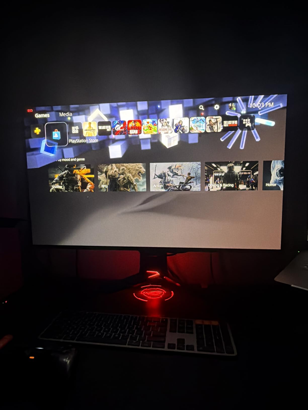 ASUS ROG PG32UCDM 32 Inch 4K 240Hz OLED Gaming Monitor QD-OLED | UHD, Custom Heatsink, 0.03ms, G-SYNC Compatible, USB-C 90W, True 10-bit, Graphene Film, 99% DCI-P3, for PS5 and Xbox customer photo 1