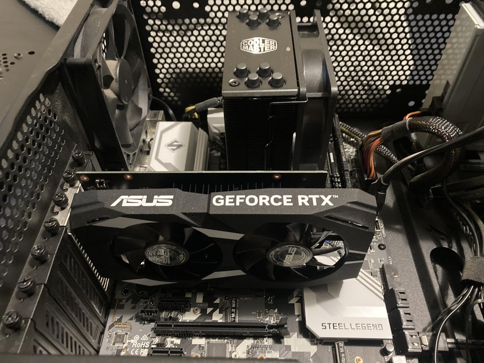 ASUS Dual NVIDIA GeForce RTX 3050 6GB GDDR6 OC Edition Gaming Graphics Card - PCIe 4.0, HDMI 2.1, DisplayPort 1.4a, 2-Slot, Axial-tech Fan, Steel Bracket, 3 Year Warranty customer photo 1