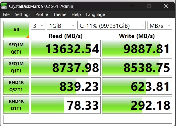 Rocket 5 1TB Gen5 NVMe SSD - PCIe 5.0 M.2 2280 Internal SSD, Up to 14GB/s & 2.3M IOPS, DirectStorage Ready, Low-Power Design, Heatsink Compatible - (SB-RKT5-1TB) customer photo 2